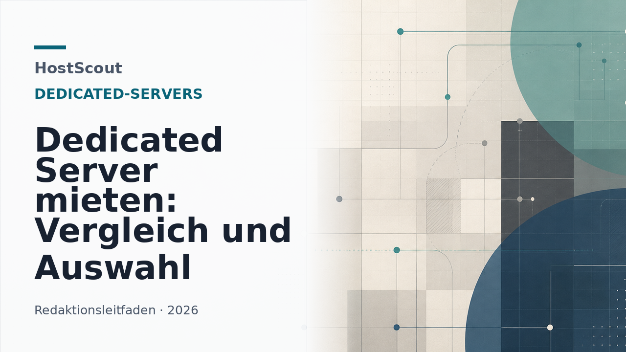 HostScout Titelbild zum Vergleich von Dedicated Servern