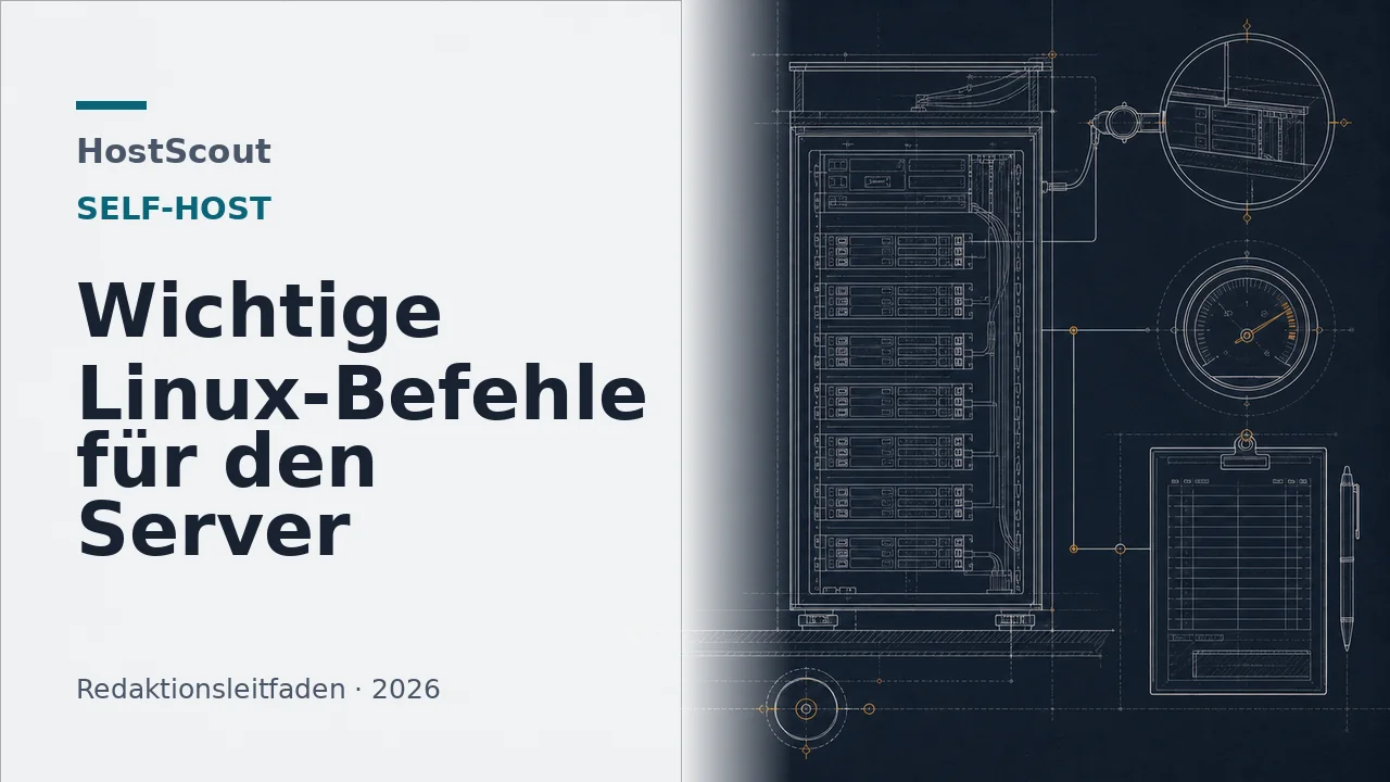 Technische Blaupause einer sicheren Arbeitsfolge für Linux-Server