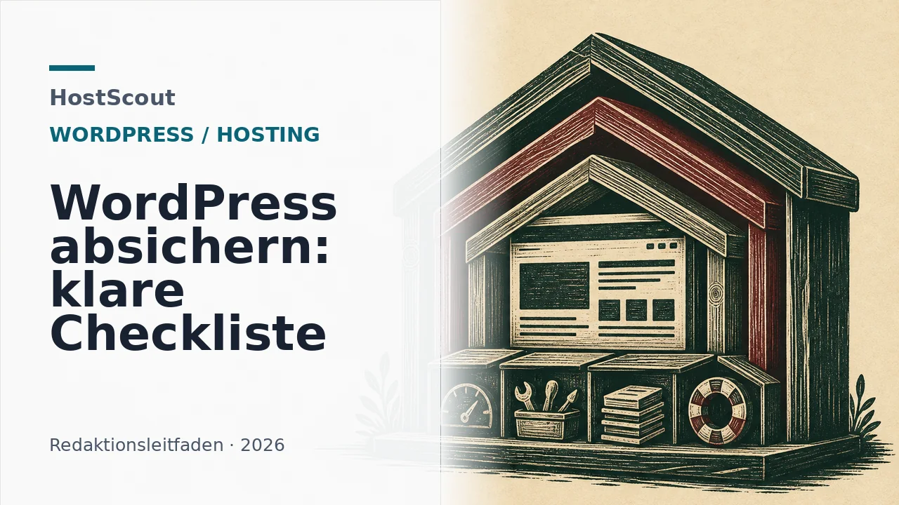 Linolschnittartige Schutzschichten rund um eine WordPress-Website