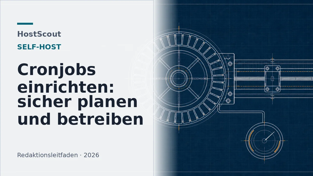 Technische Blaupause einer kontrollierten Cron-Ausführung