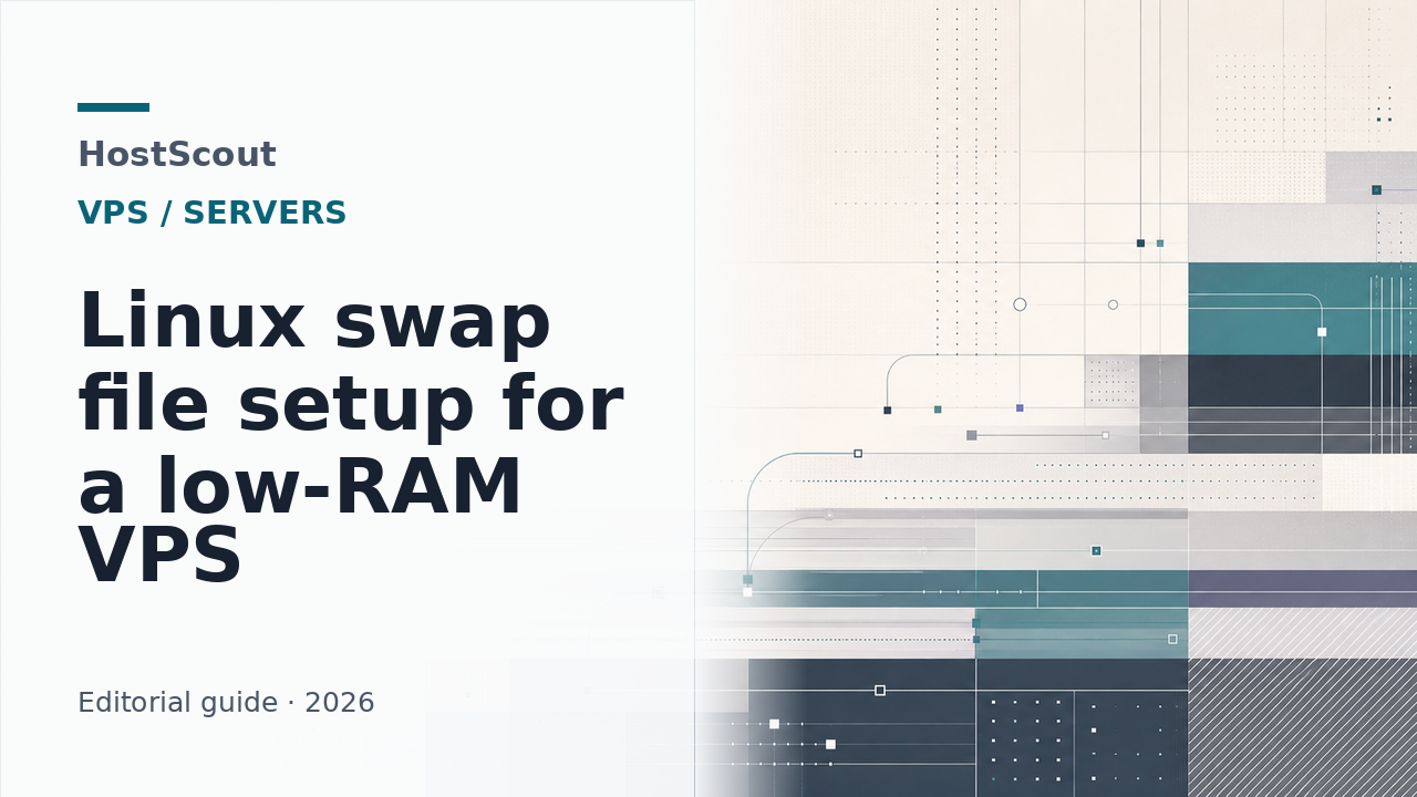 Illustration for a Linux swap file tutorial on a low-RAM VPS