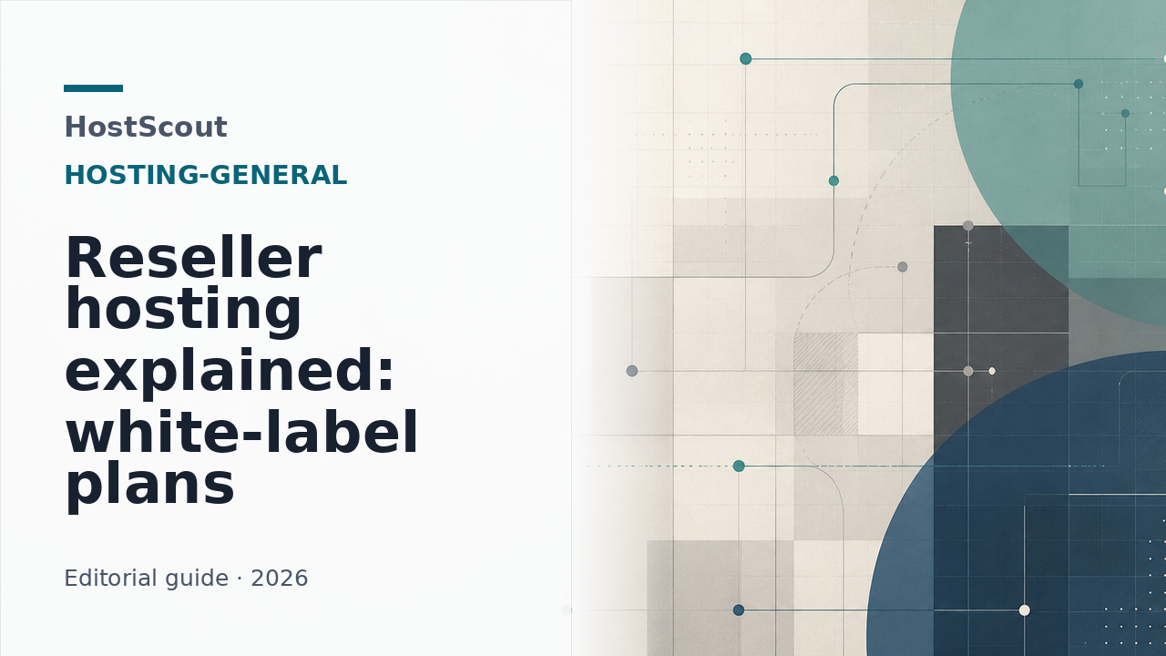 HostScout cover for a guide to white-label reseller hosting plans