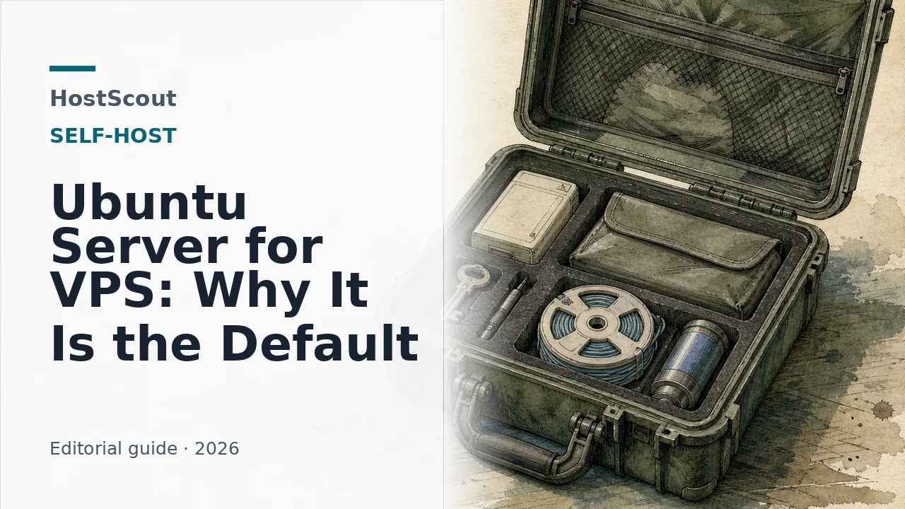 A field service case representing the maintenance work behind an Ubuntu VPS