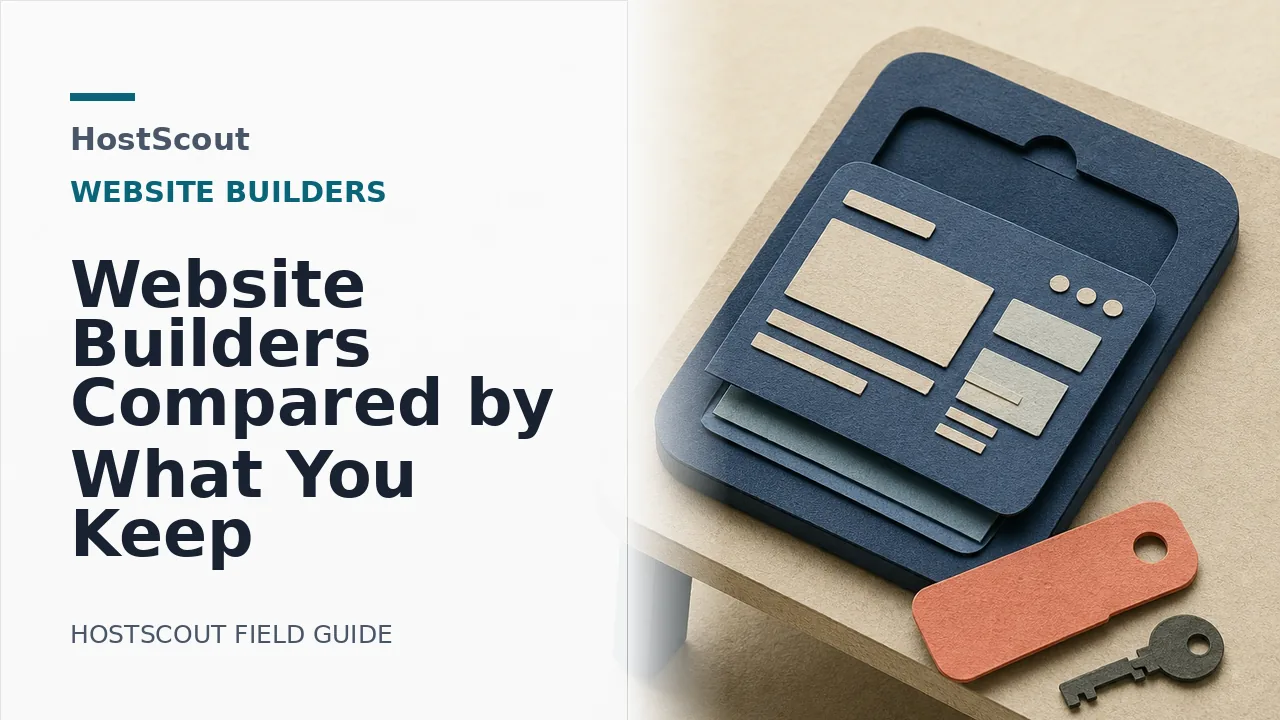 A practical comparison of website builder choices, ownership, and exit paths