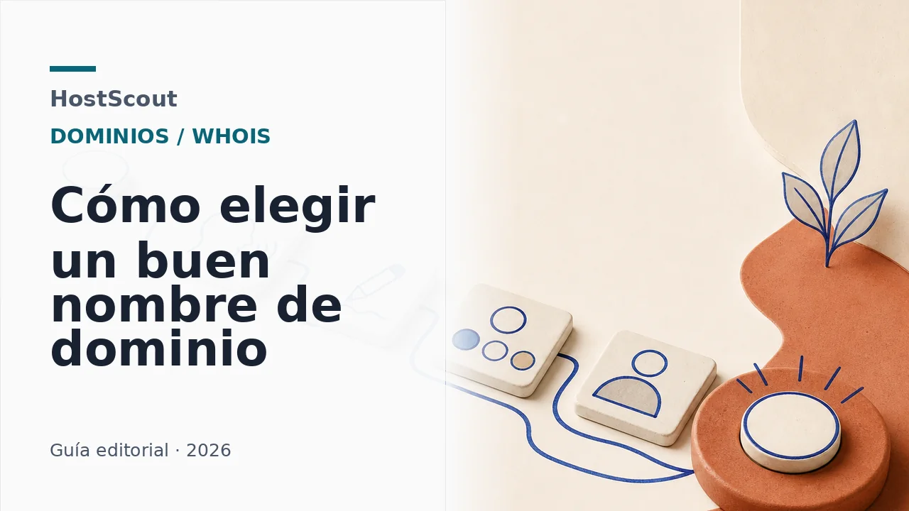 Camino editorial para elegir y controlar un buen nombre de dominio