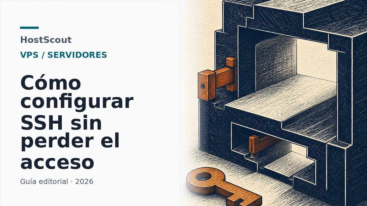 Secuencia segura para configurar acceso SSH y conservar una vía de recuperación