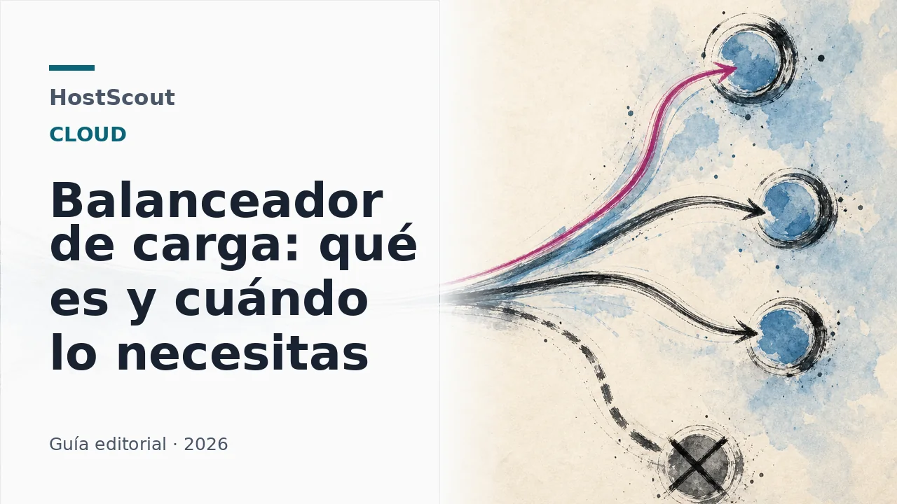 Portada de HostScout sobre balanceadores de carga y alta disponibilidad