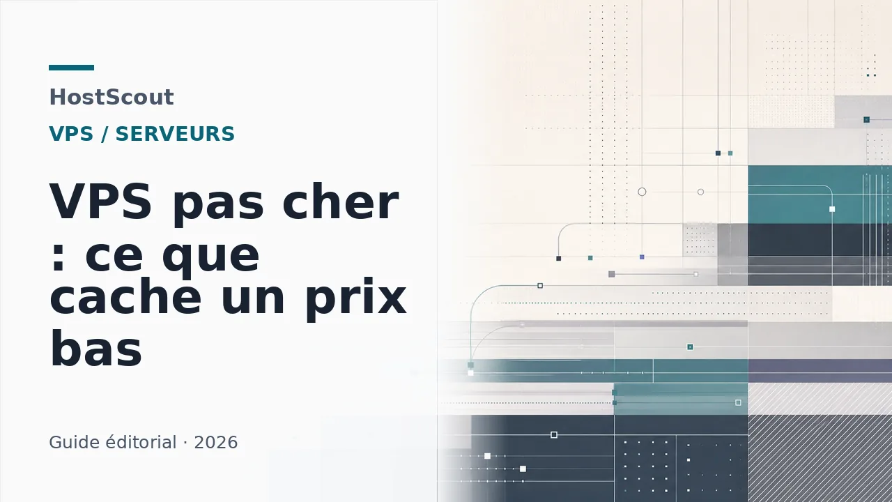 Des routes de coût convergent vers un VPS, avec le titre VPS pas cher : ce que cache un prix bas