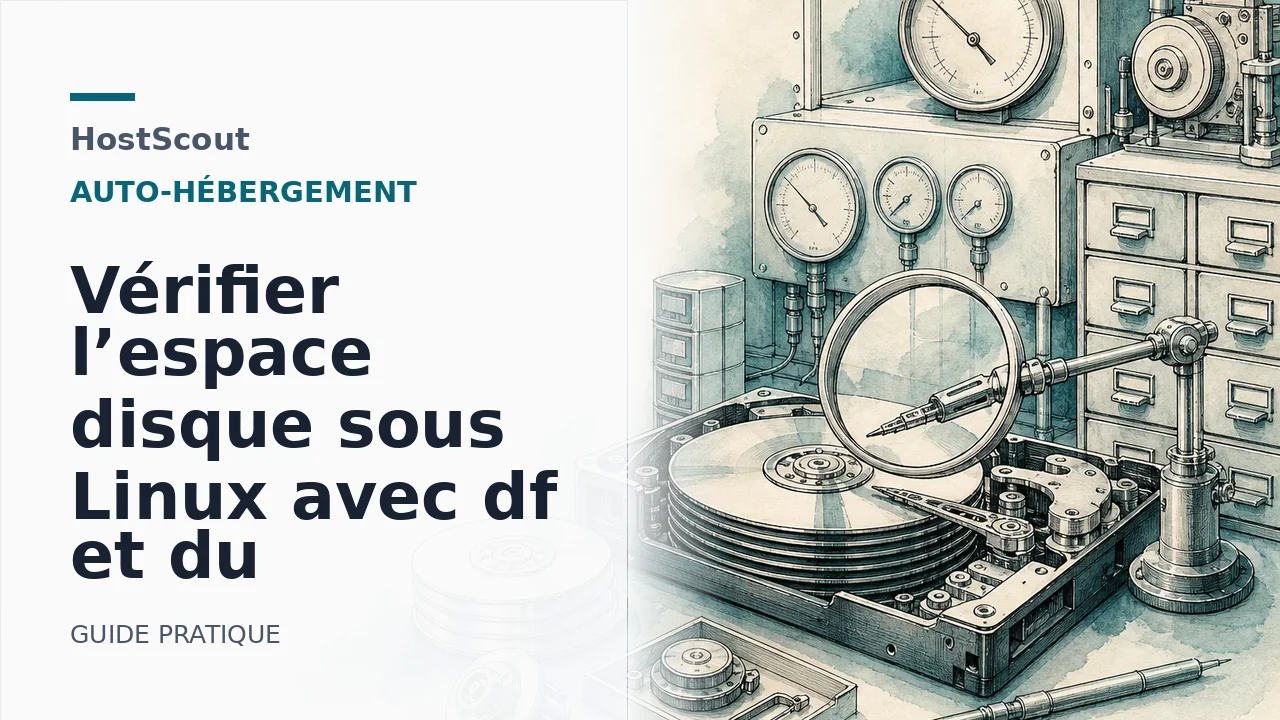 Atelier de diagnostic représentant plusieurs causes d’un système de fichiers Linux saturé