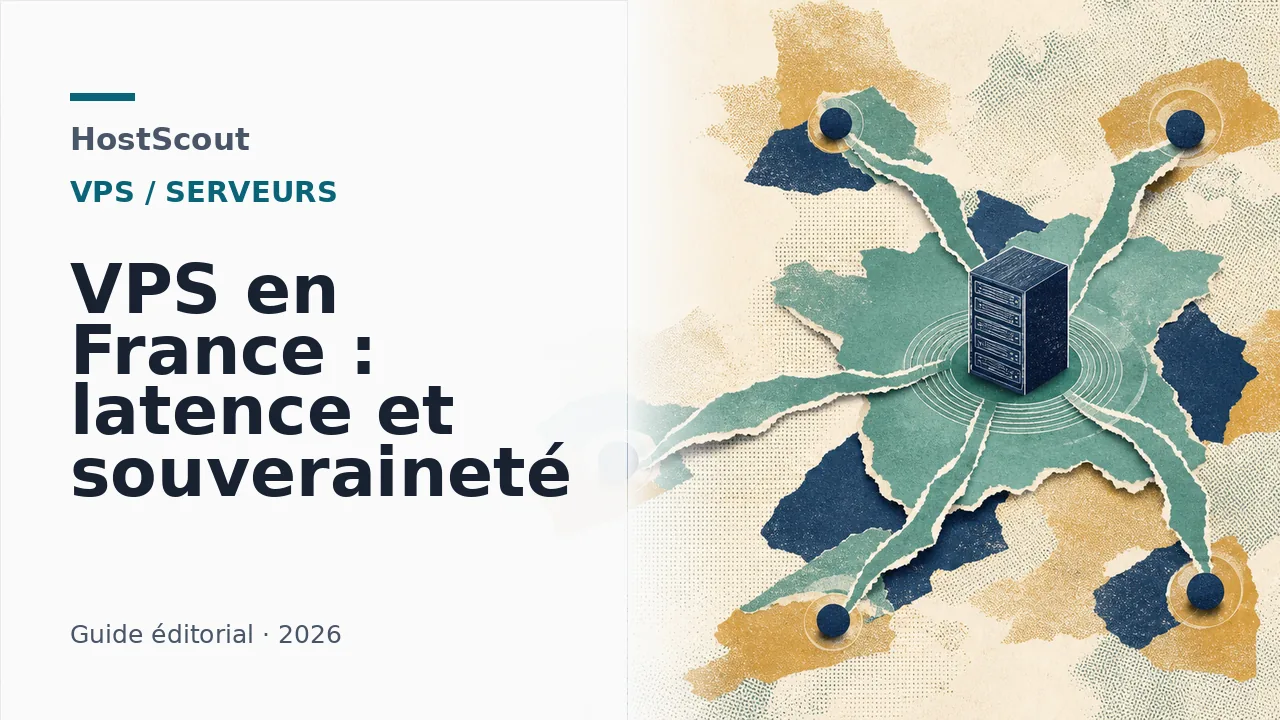 Carte éditoriale d’un trajet réseau vers un VPS en France