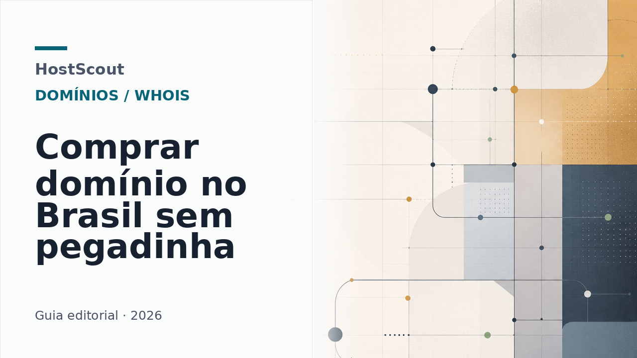 Comparação de registradores de domínio no Brasil com foco em renovação e checkout limpo