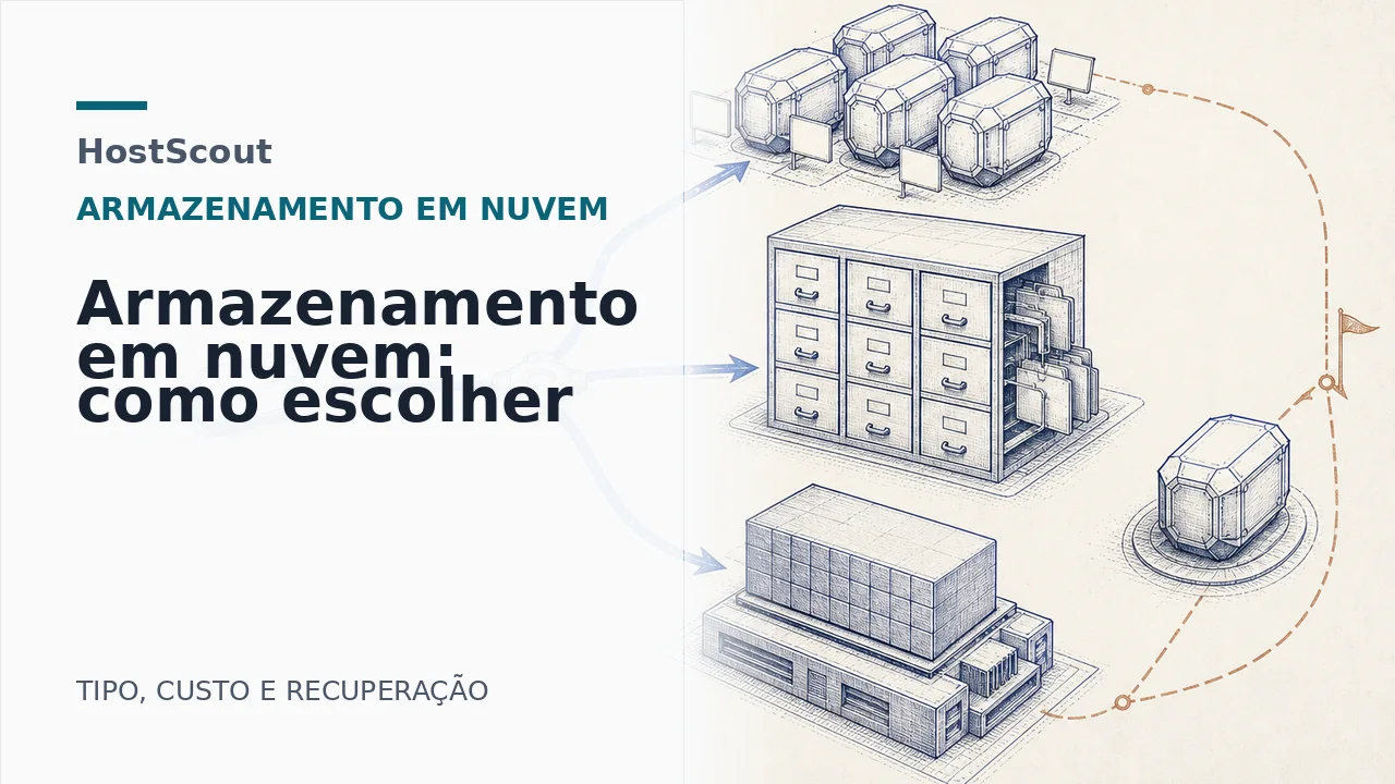 Rotas separadas para armazenamento de objetos, arquivos e blocos, com uma cópia independente para recuperação