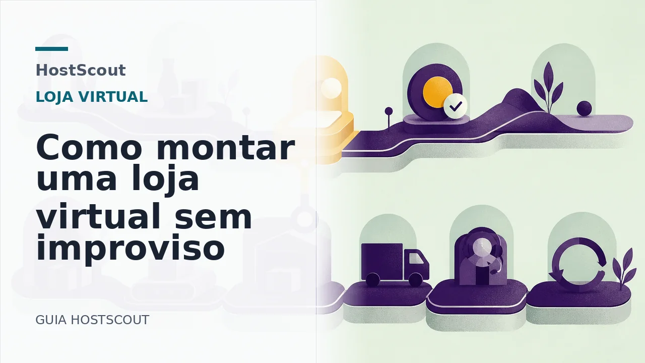 Fluxo da loja conecta jornada do cliente, checkout e operação de pedidos