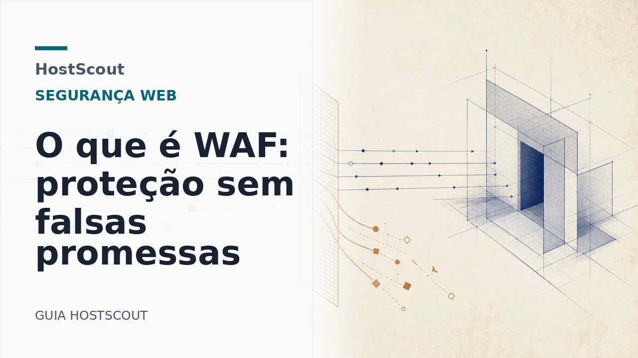 Fluxo de requisições atravessa uma camada de inspeção antes de chegar à aplicação