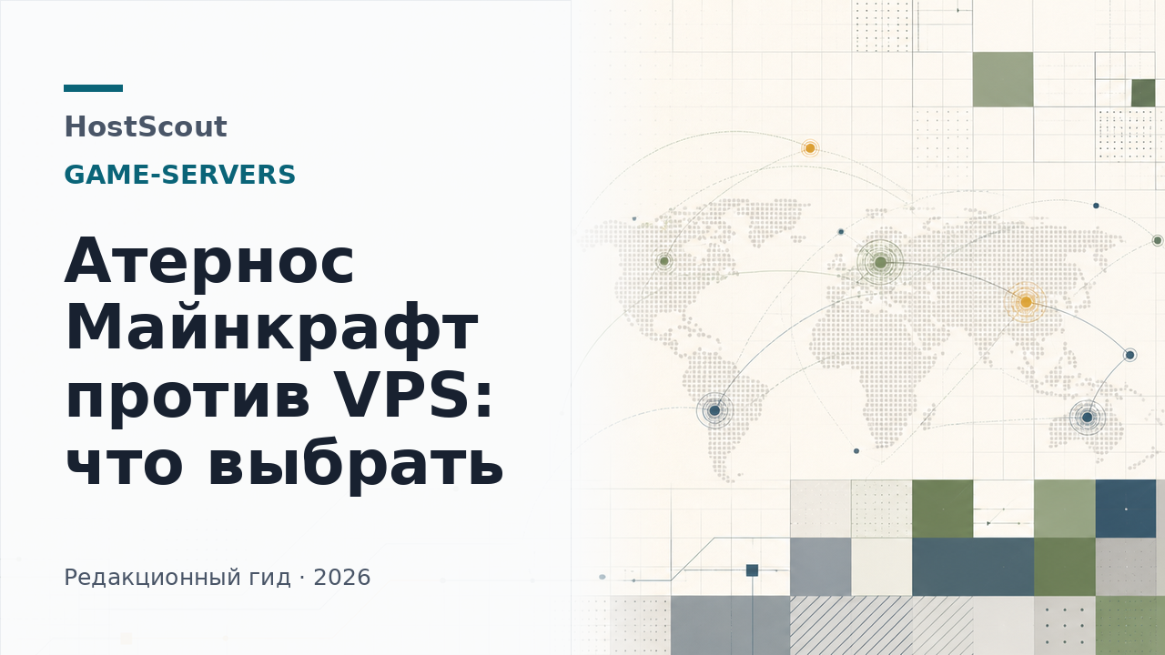 Сравнение бесплатного Minecraft-сервера Aternos и собственного VPS для игры с друзьями