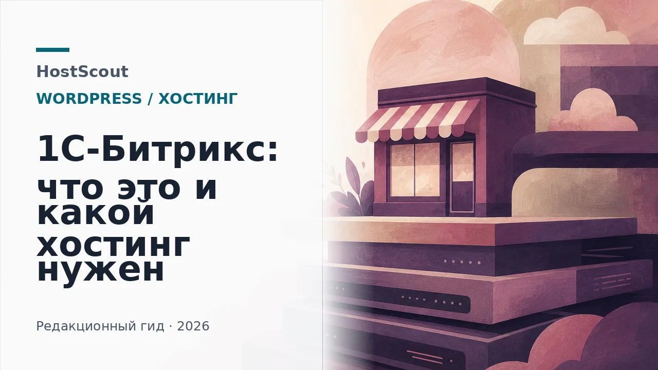 Схема выбора хостинга для сайта на 1С-Битрикс