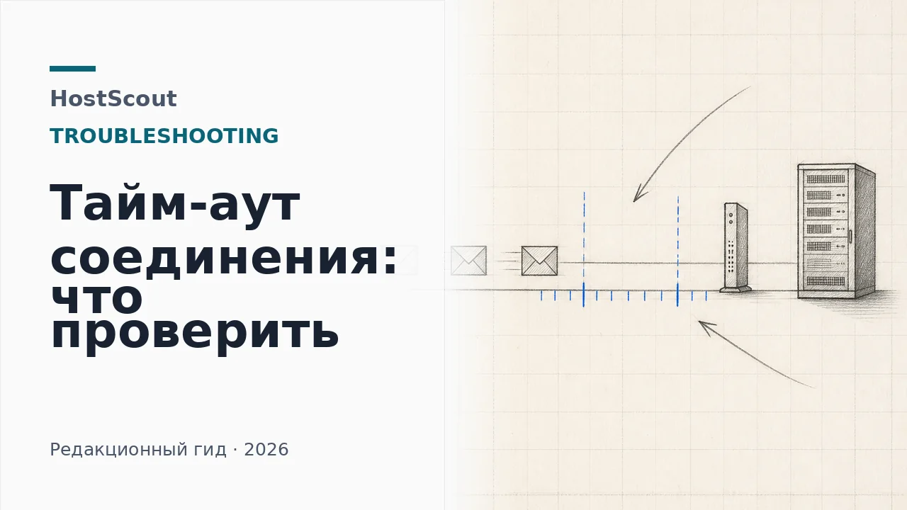 Линейная схема поиска тайм-аута между клиентом и сервером
