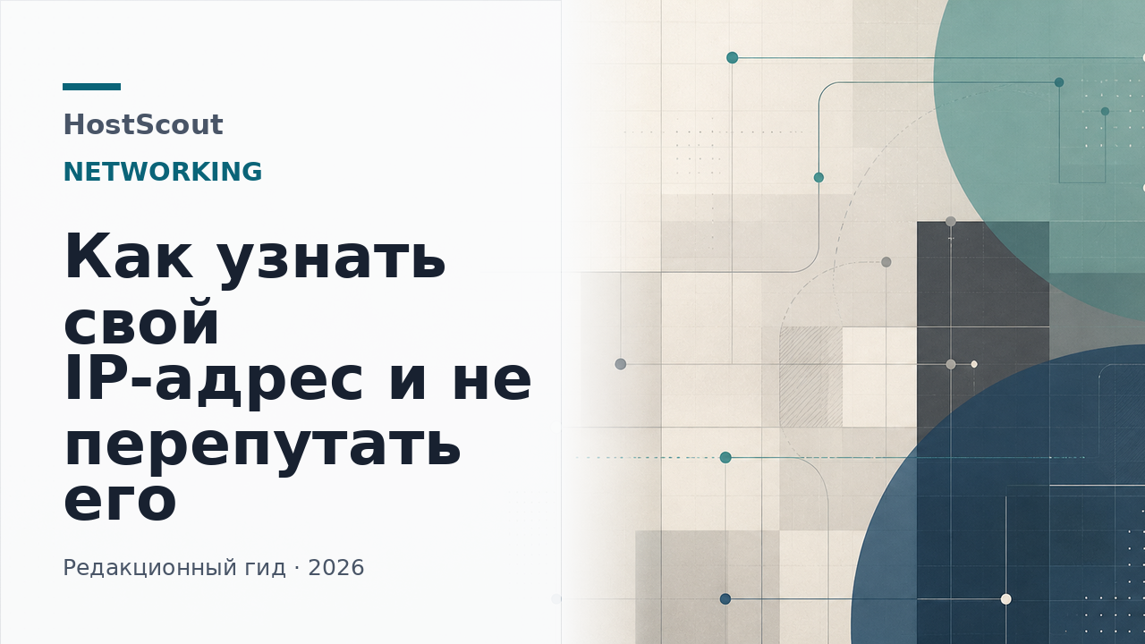 Обложка HostScout о проверке своего IP-адреса