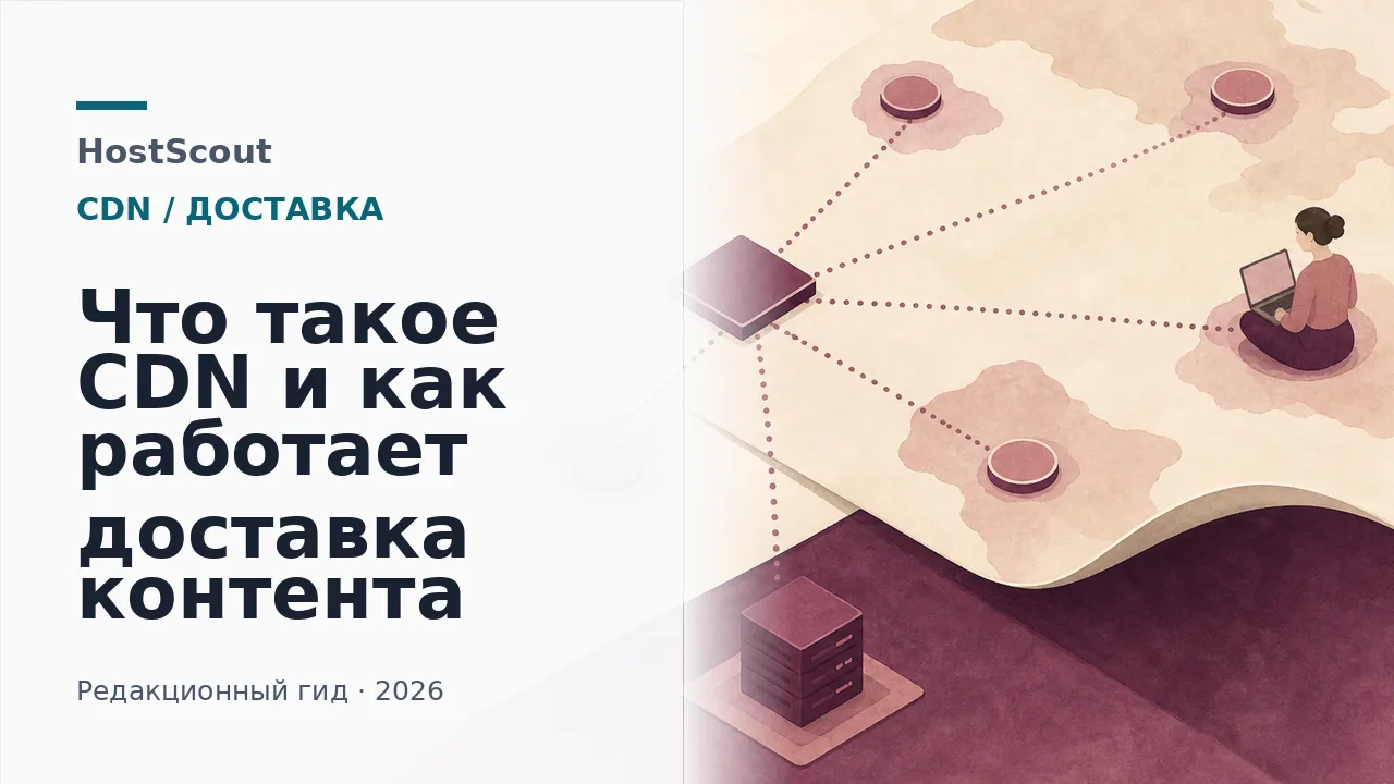 Абстрактная карта доставки контента от исходного сервера к пограничным точкам